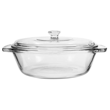 ONEIDA Casserole Covered Clear 2Qt AHG18